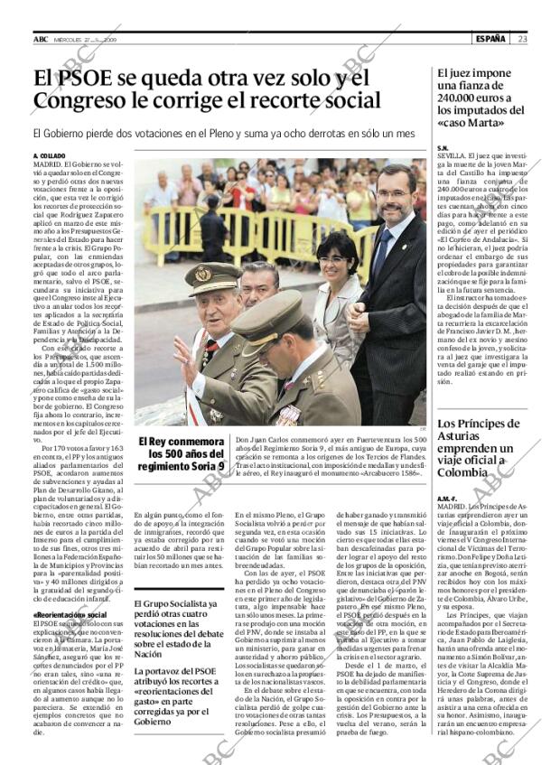 ABC MADRID 27-05-2009 página 23