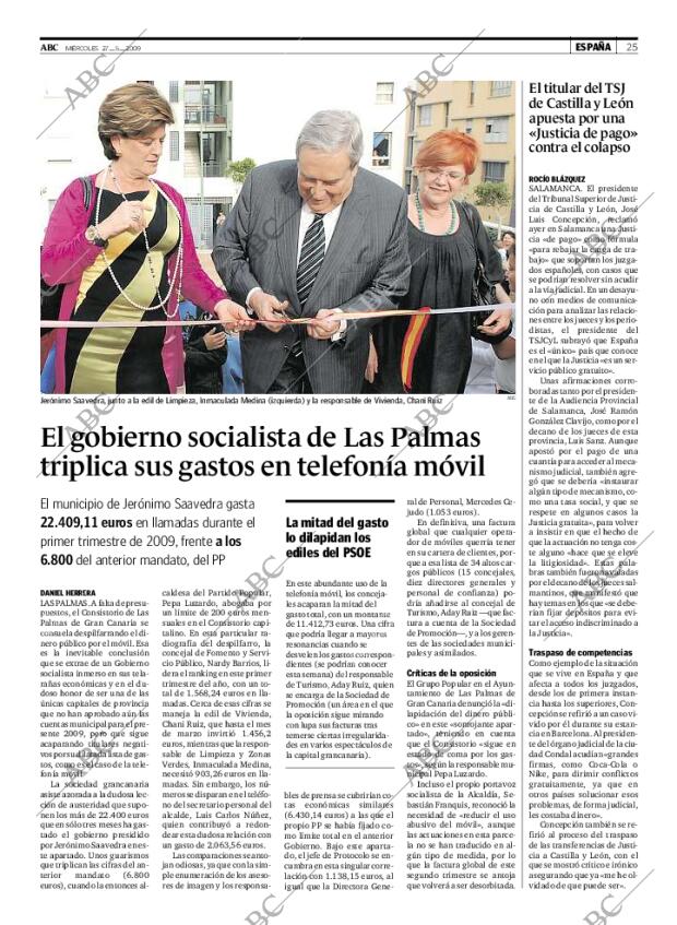ABC MADRID 27-05-2009 página 25
