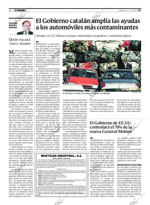 ABC MADRID 27-05-2009 página 34