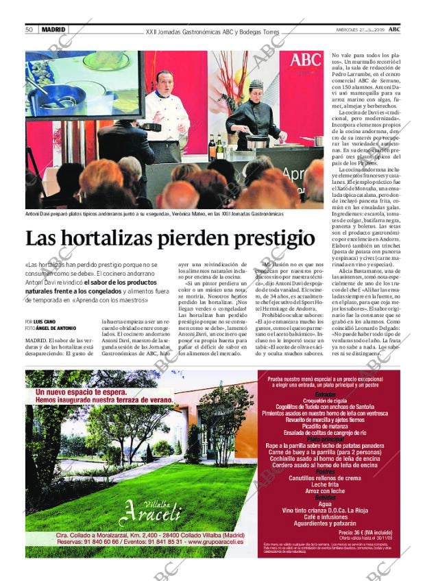 ABC MADRID 27-05-2009 página 50