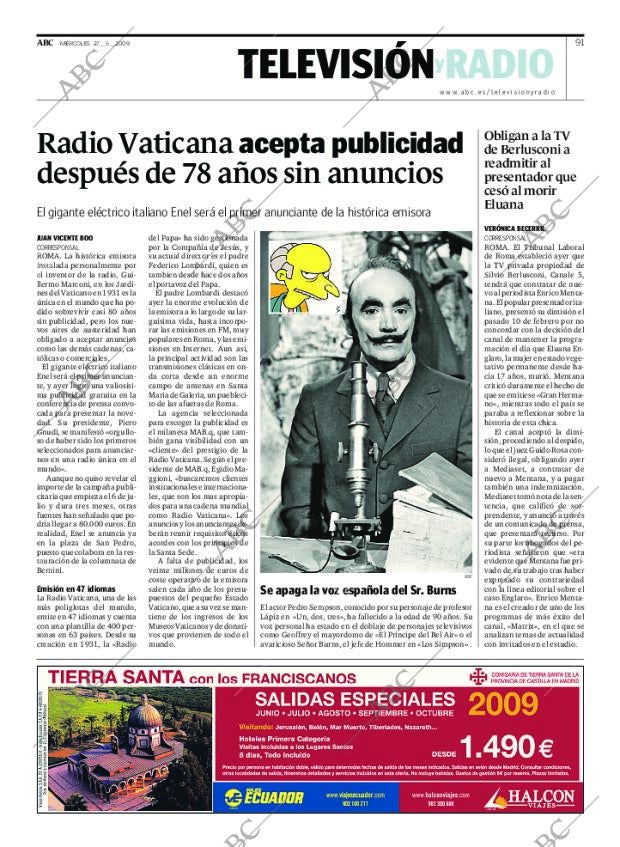 ABC MADRID 27-05-2009 página 91