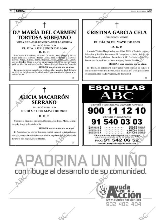ABC MADRID 02-06-2009 página 70