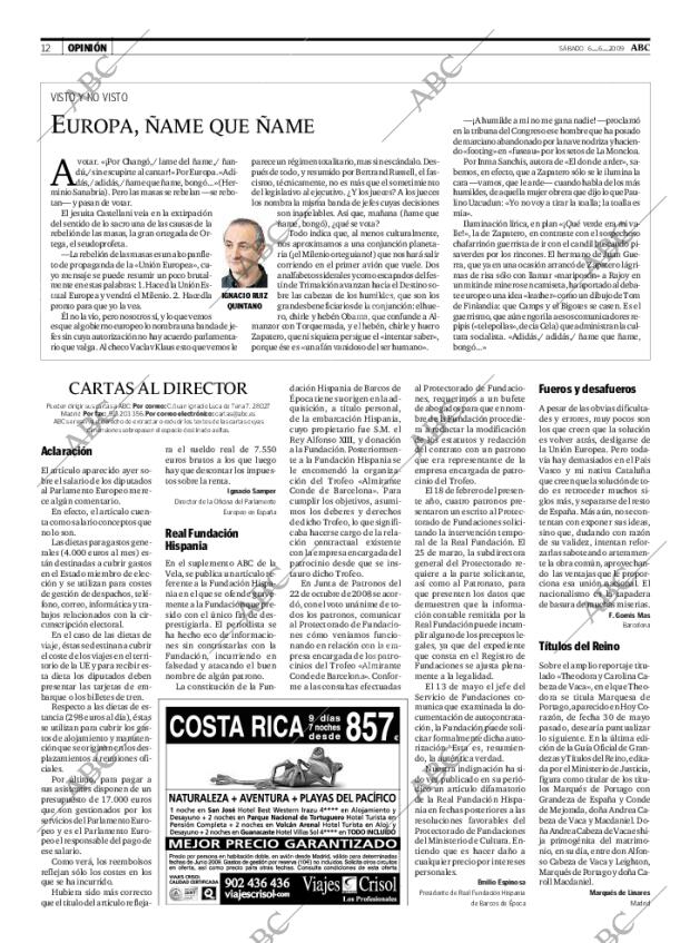 ABC MADRID 06-06-2009 página 12