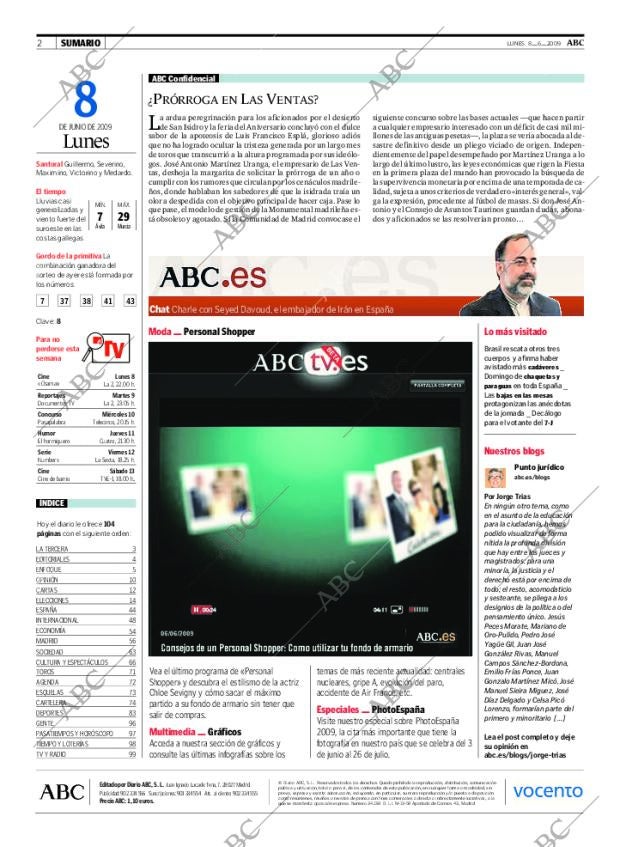 ABC MADRID 08-06-2009 página 2