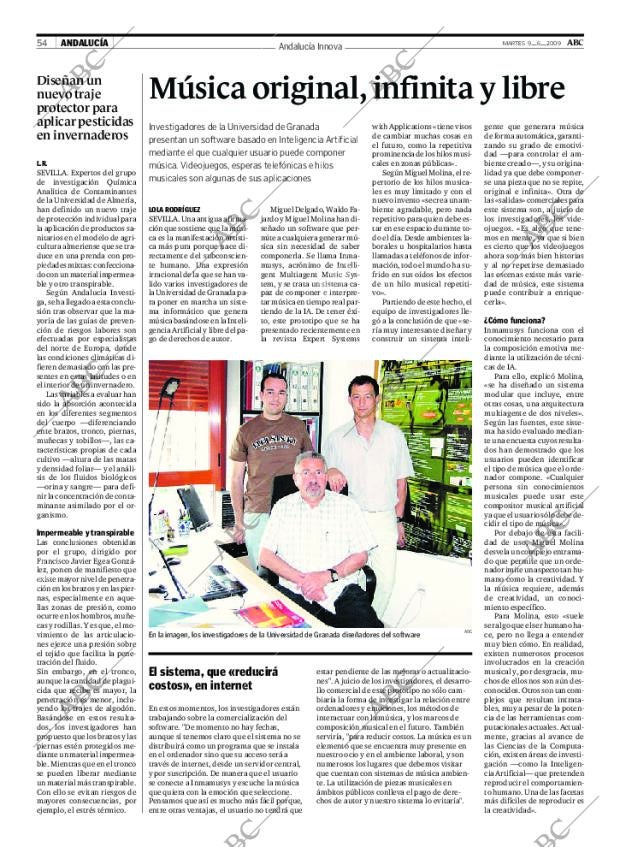 ABC SEVILLA 09-06-2009 página 54