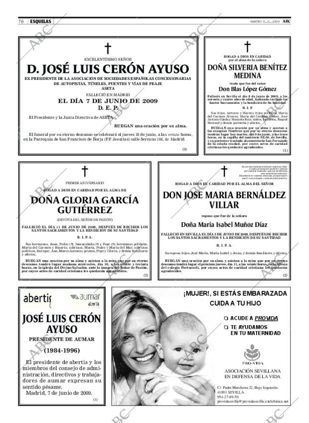 ABC SEVILLA 09-06-2009 página 78