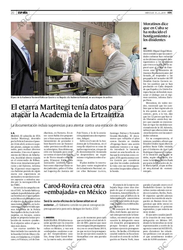 ABC MADRID 10-06-2009 página 20
