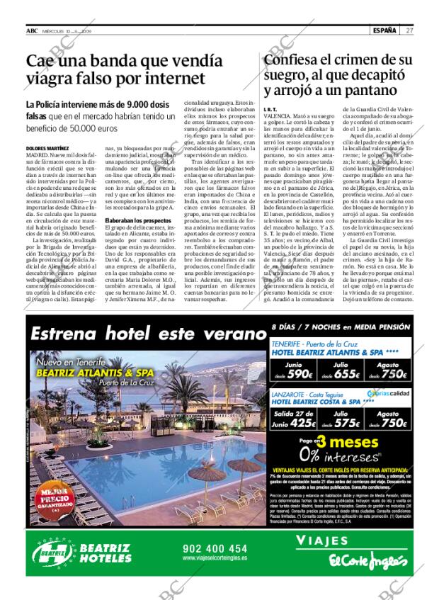 ABC MADRID 10-06-2009 página 27