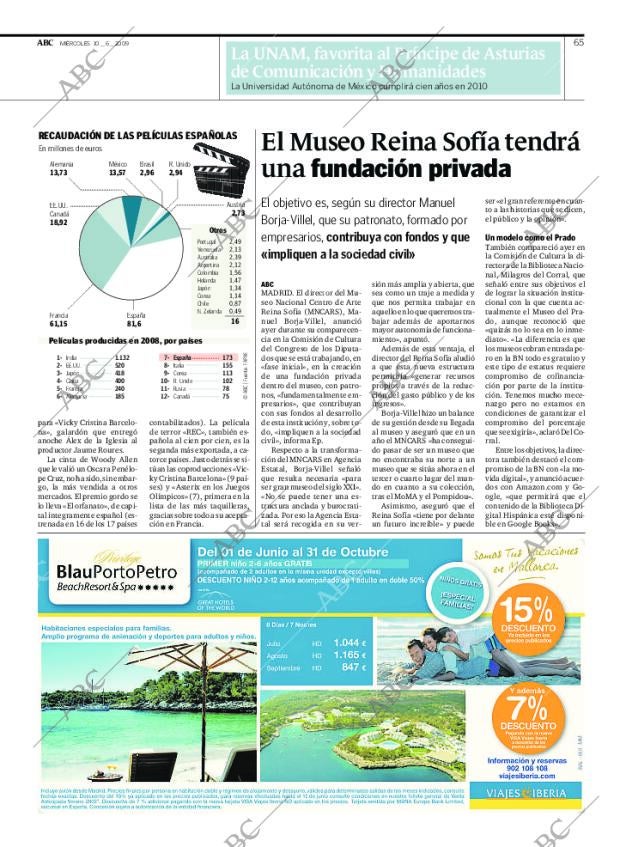 ABC MADRID 10-06-2009 página 65