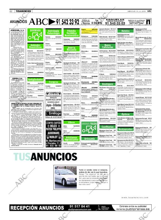 ABC MADRID 10-06-2009 página 82
