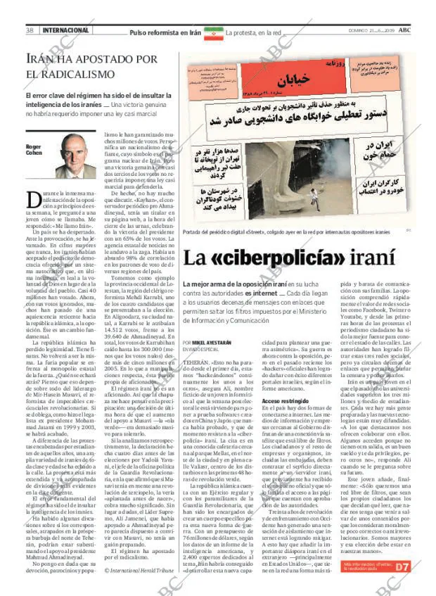 ABC MADRID 21-06-2009 página 40