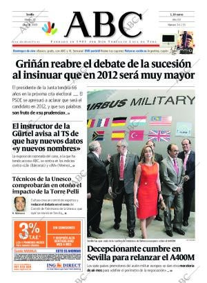 ABC SEVILLA 23-06-2009 página 1