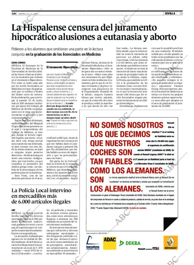 ABC SEVILLA 23-06-2009 página 25