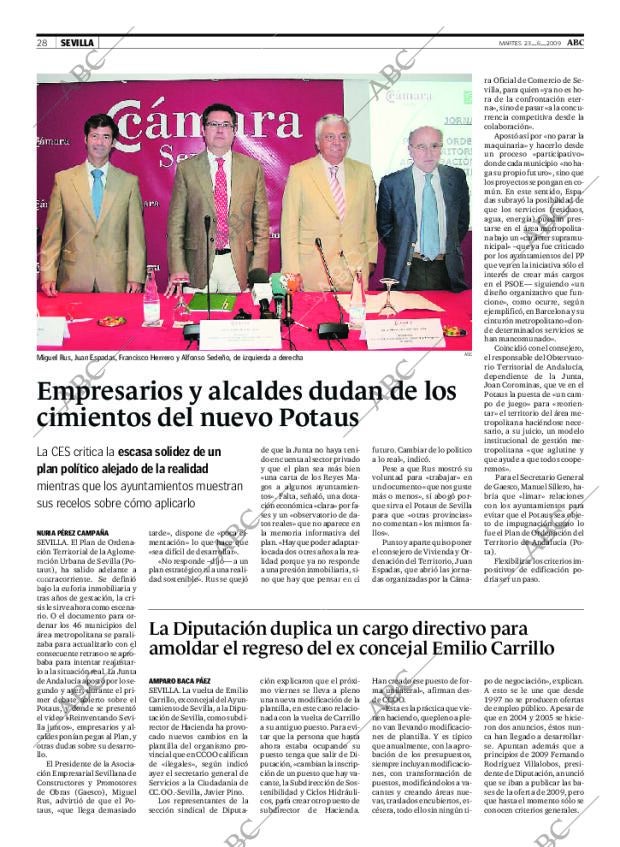 ABC SEVILLA 23-06-2009 página 28