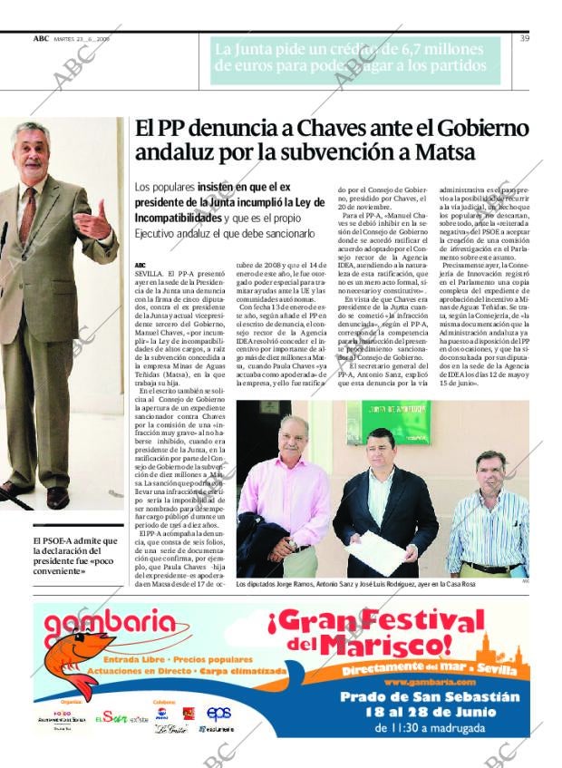 ABC SEVILLA 23-06-2009 página 39