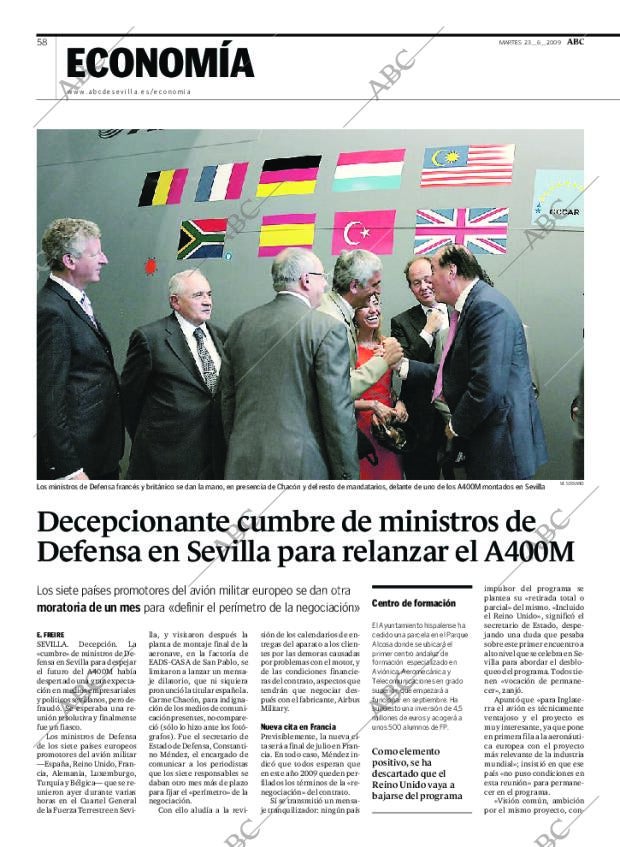 ABC SEVILLA 23-06-2009 página 58
