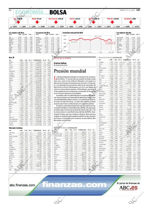 ABC SEVILLA 23-06-2009 página 64