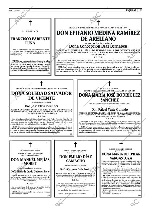 ABC SEVILLA 23-06-2009 página 77