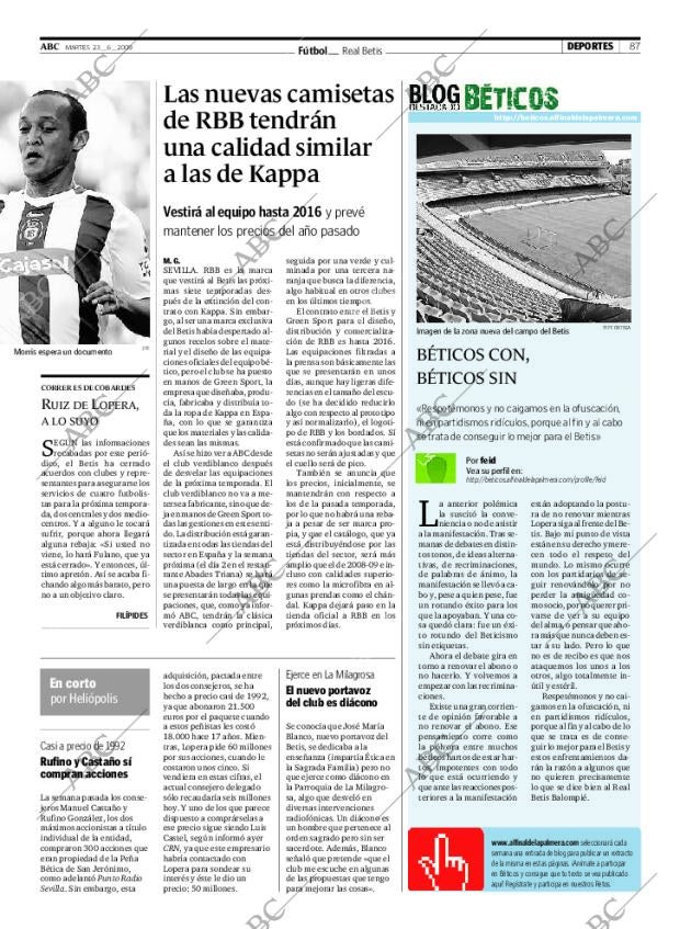 ABC SEVILLA 23-06-2009 página 87