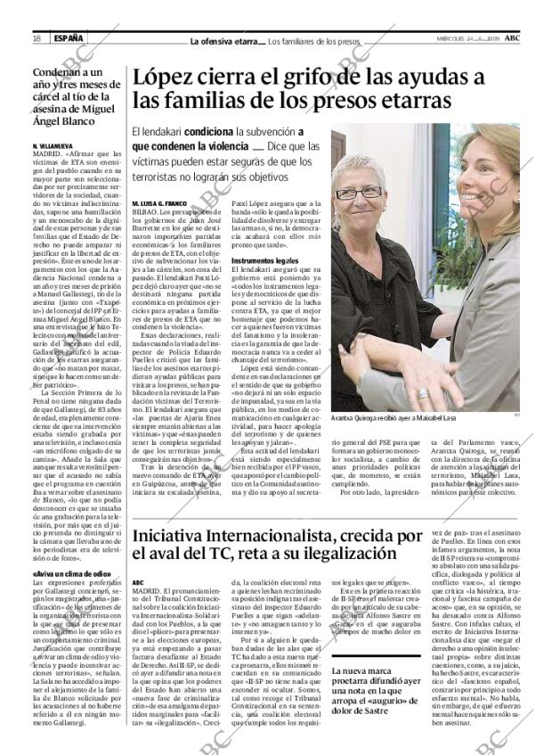 ABC MADRID 24-06-2009 página 18