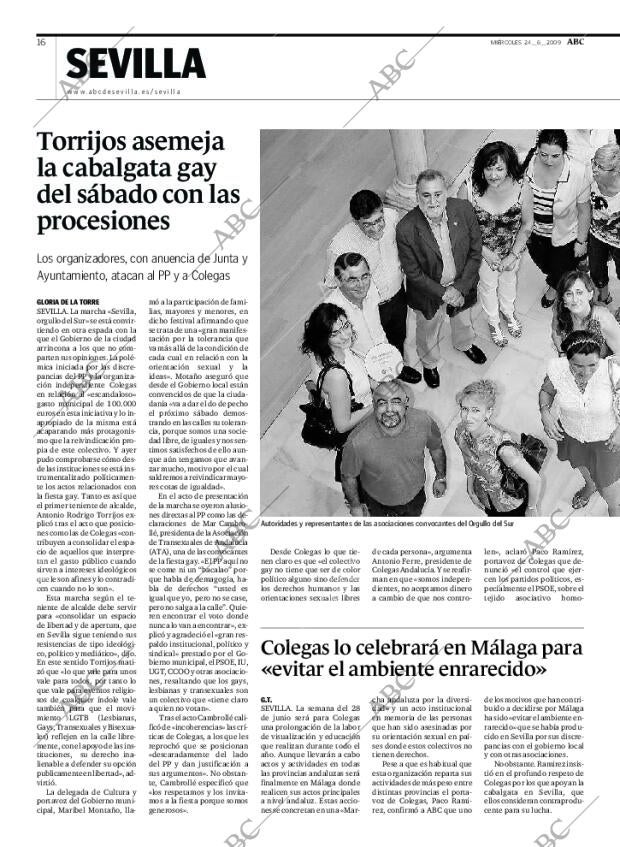 ABC SEVILLA 24-06-2009 página 16