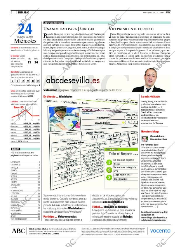 ABC SEVILLA 24-06-2009 página 2