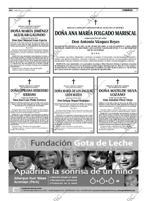 ABC SEVILLA 24-06-2009 página 77