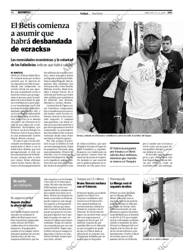 ABC SEVILLA 24-06-2009 página 86