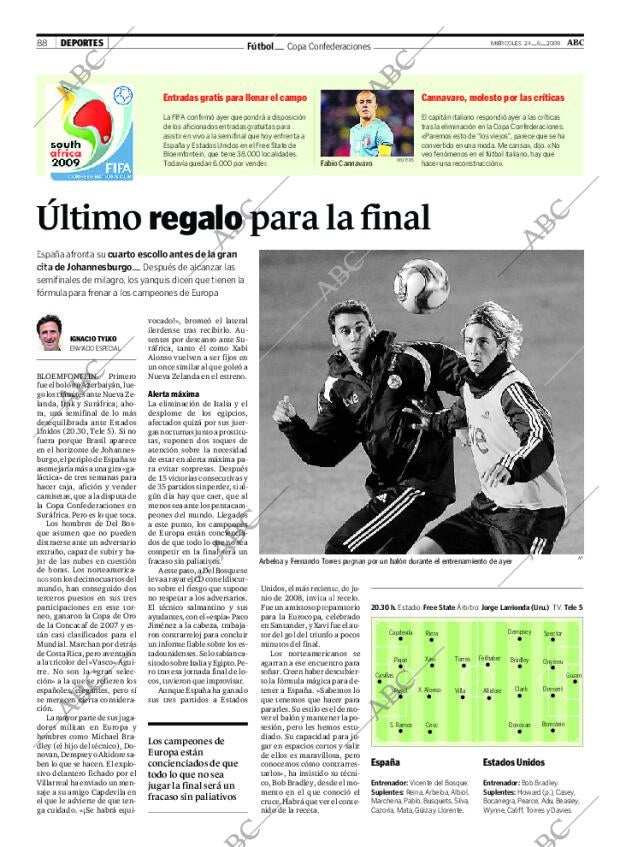 ABC SEVILLA 24-06-2009 página 88