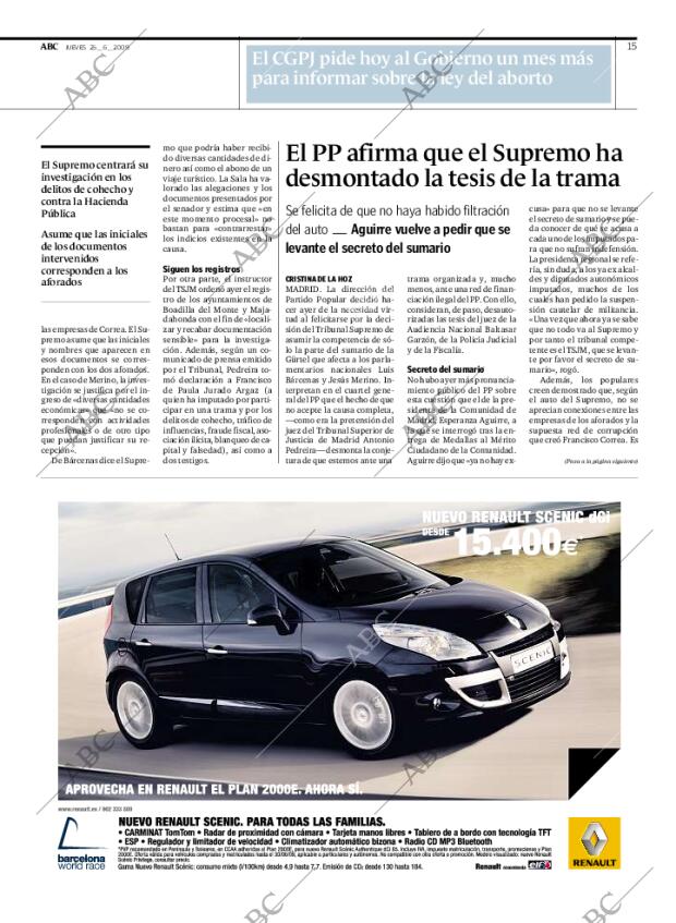 ABC MADRID 25-06-2009 página 15