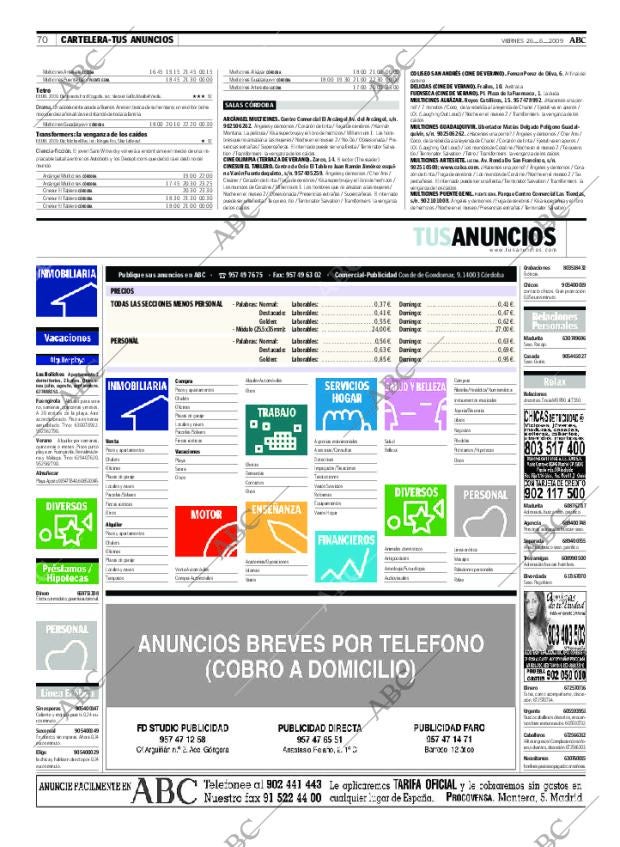 ABC CORDOBA 26-06-2009 página 70