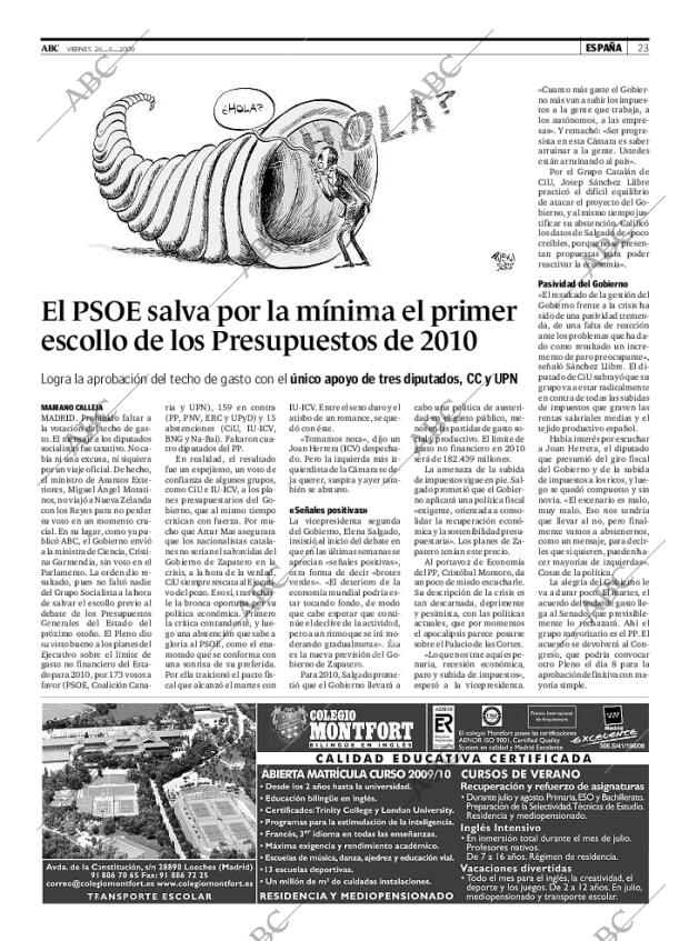 ABC MADRID 26-06-2009 página 23