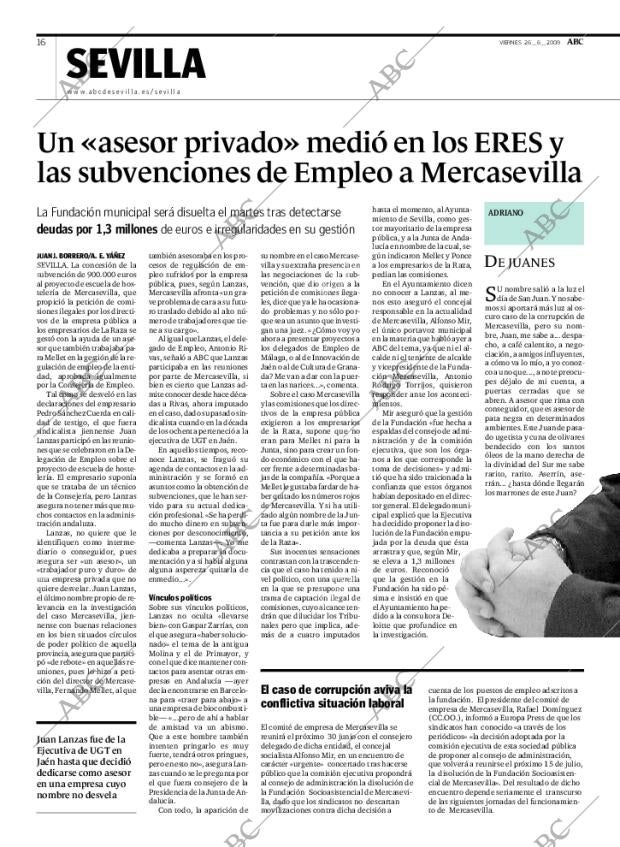 ABC SEVILLA 26-06-2009 página 16