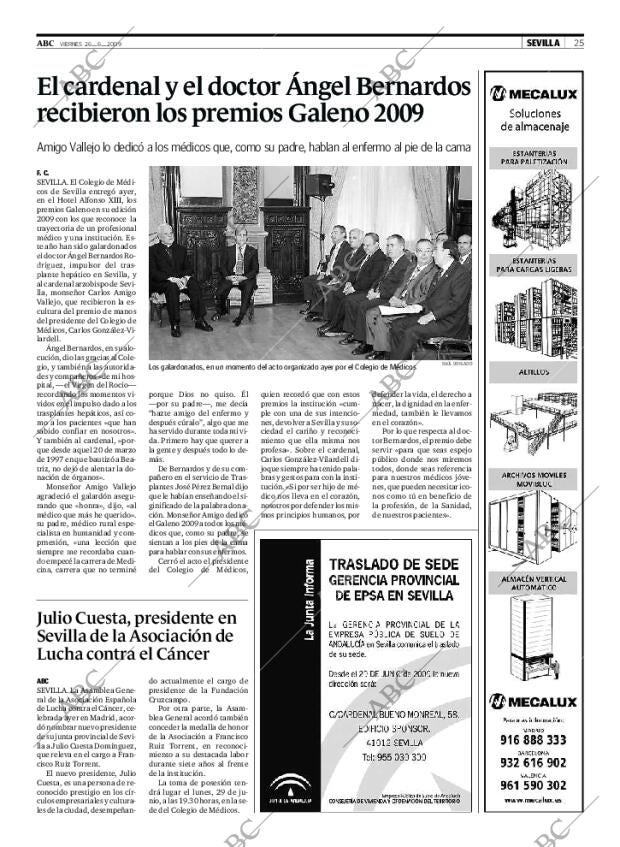 ABC SEVILLA 26-06-2009 página 25
