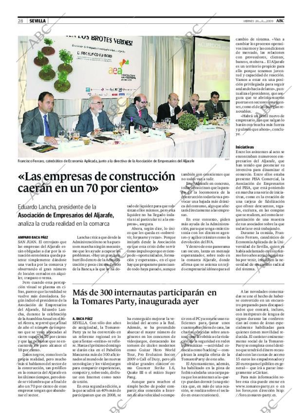 ABC SEVILLA 26-06-2009 página 28