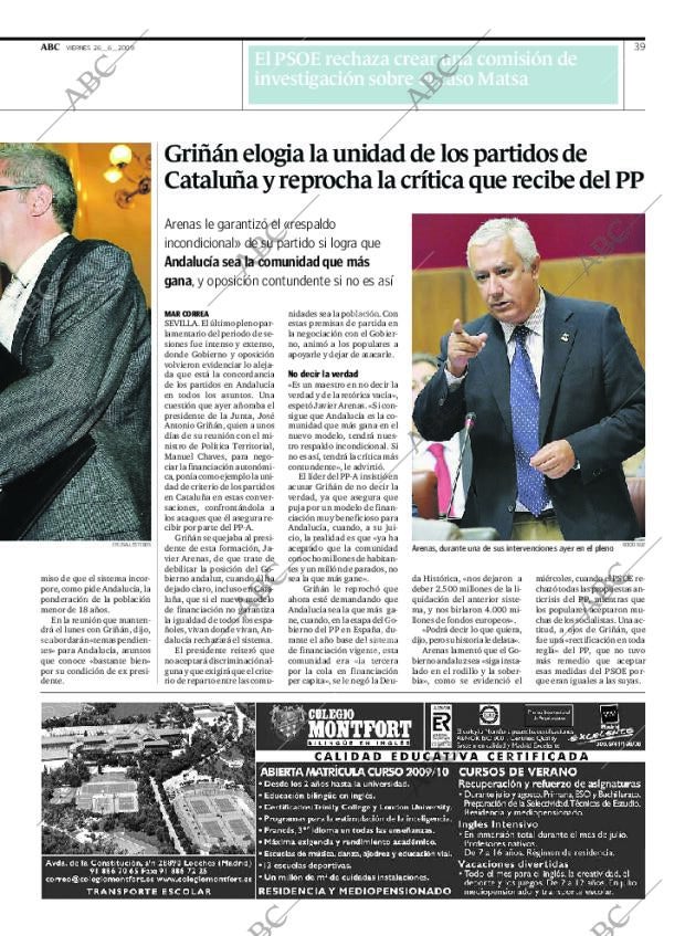 ABC SEVILLA 26-06-2009 página 39