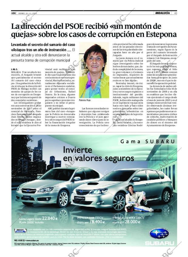 ABC SEVILLA 26-06-2009 página 41