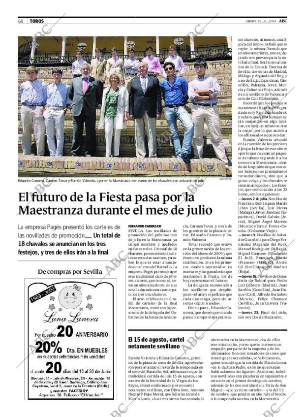 ABC SEVILLA 26-06-2009 página 68
