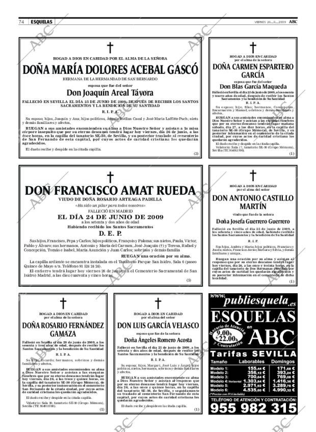 ABC SEVILLA 26-06-2009 página 74