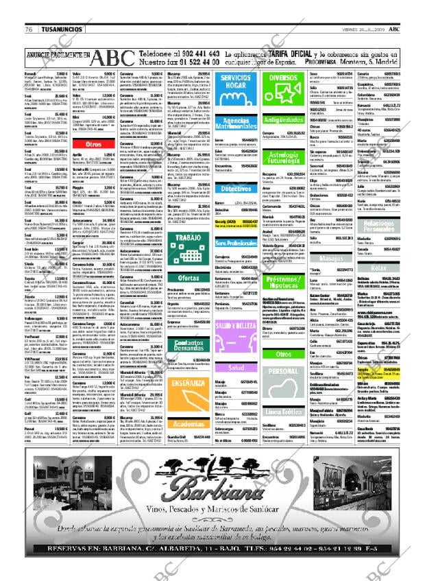 ABC SEVILLA 26-06-2009 página 76