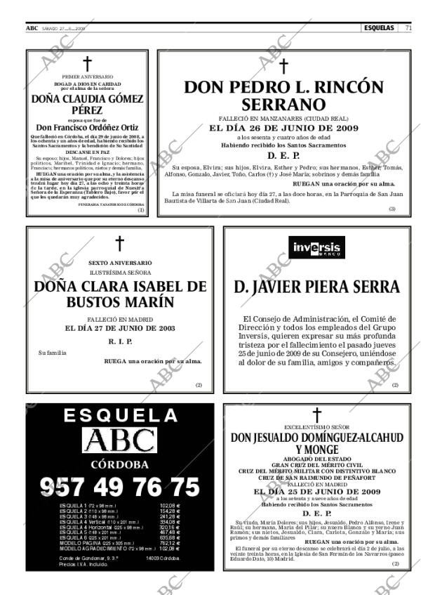 ABC CORDOBA 27-06-2009 página 71