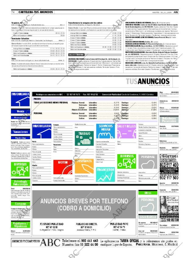 ABC CORDOBA 30-06-2009 página 74