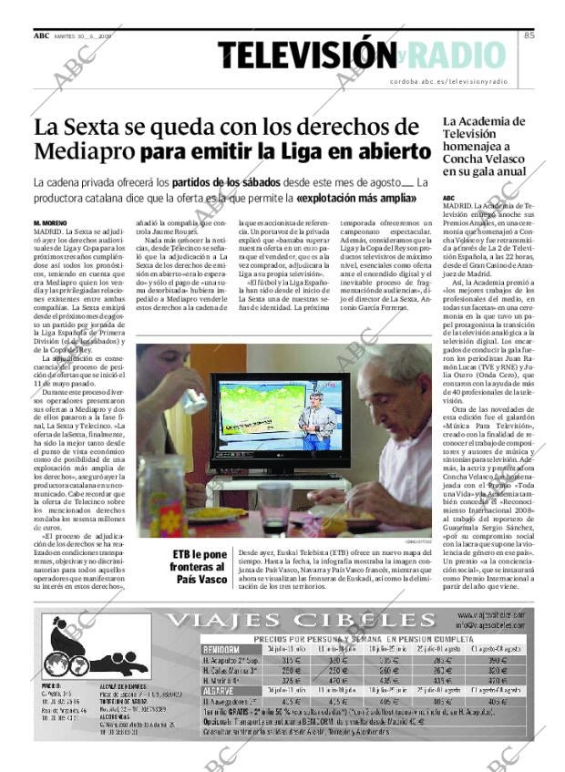 ABC CORDOBA 30-06-2009 página 85
