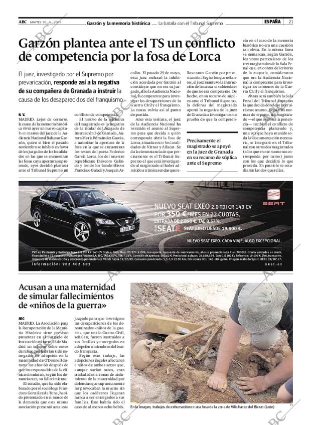 ABC MADRID 30-06-2009 página 21