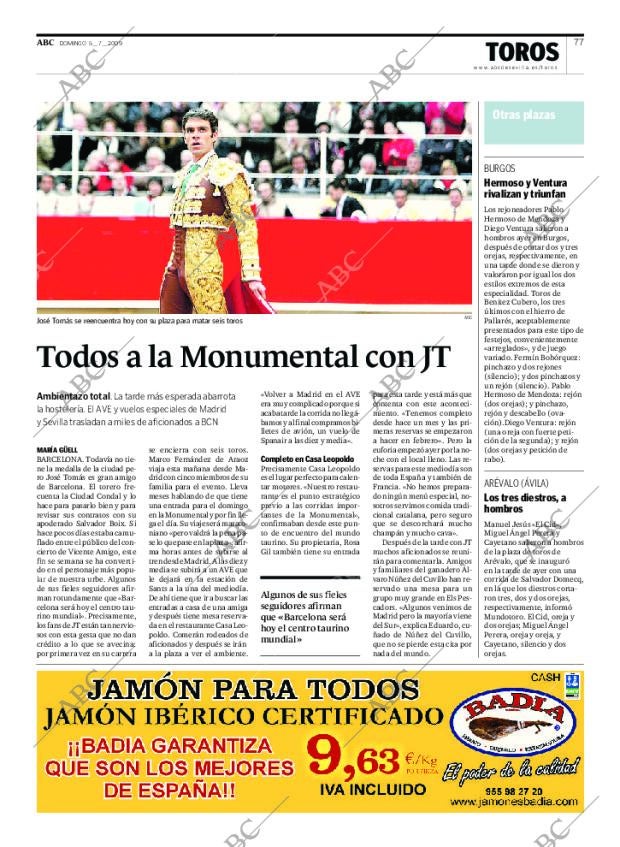 ABC SEVILLA 05-07-2009 página 77
