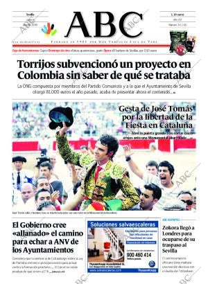 ABC SEVILLA 06-07-2009 página 1