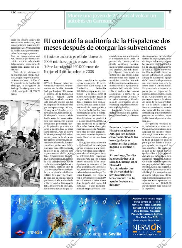 ABC SEVILLA 06-07-2009 página 17