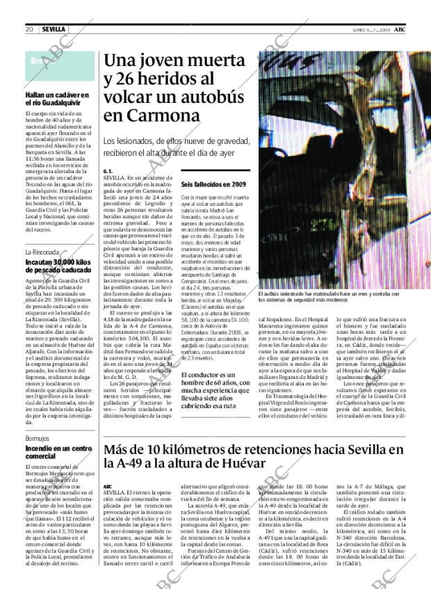 ABC SEVILLA 06-07-2009 página 20