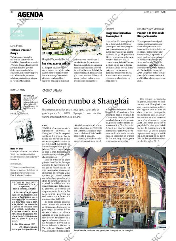 ABC SEVILLA 06-07-2009 página 30