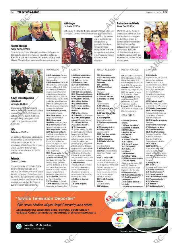 ABC SEVILLA 06-07-2009 página 84